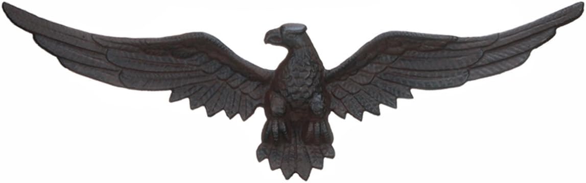Cast Iron Eagle Plaque Garden Patio Decor New Home Wall Hanging