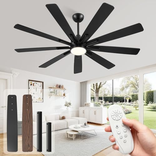 CJOY 62 Inch Ceiling Fan with Light