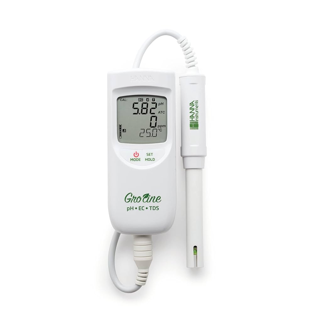 GroLine pH & ECTDS 測定器 防水 GroLine pH & ECTDS 測定器 防水 GroLine pH & ECTDS 測定器 防水