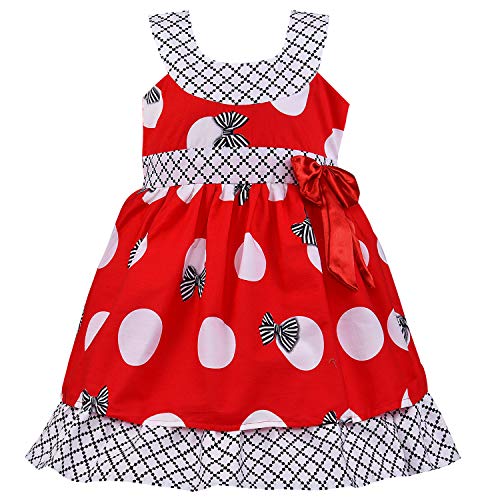 Image of Wish Karo Baby Girls Cotton Dress Casual Frocks for Girls-(ctn383)