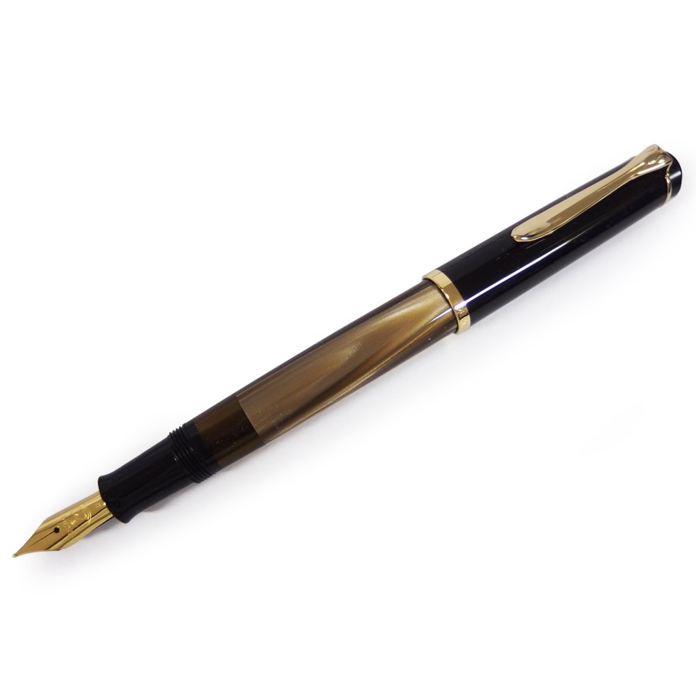 Amazon | PELIKAN ペリカン 万年筆 クラシック200 マーブルブラウン