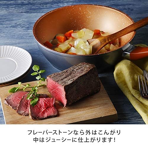 Amazon.co.jp: 鍋フライパン4点セット レッド IH対応 直径24cm 鍋