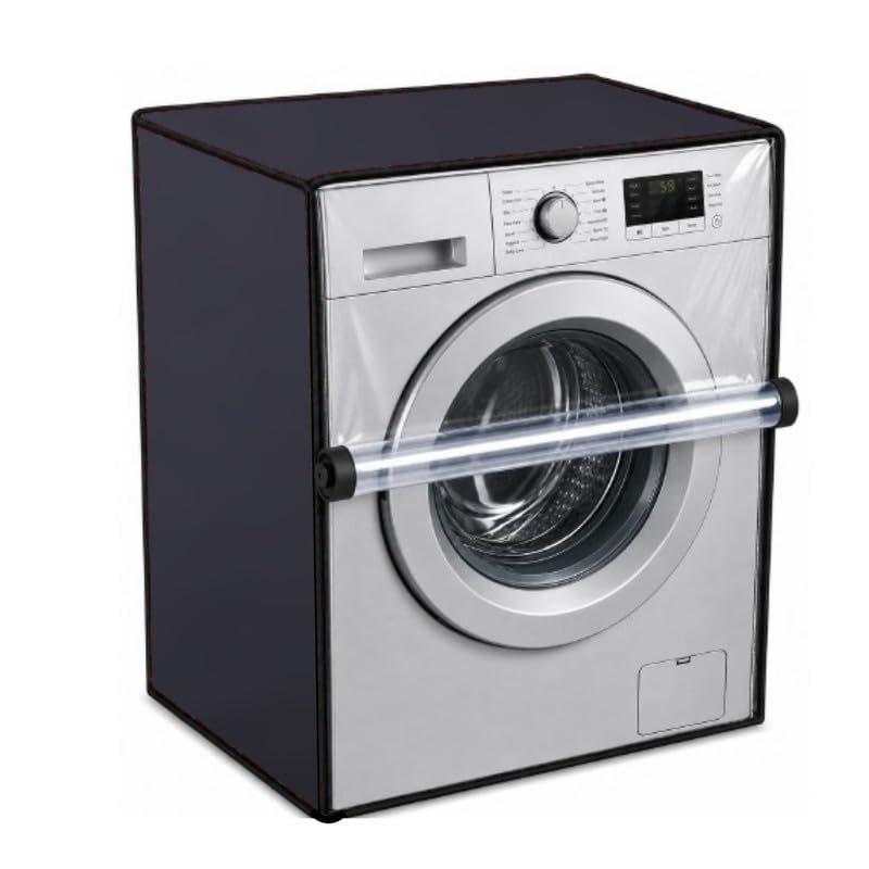 Image of Nitasha Front load Waterproof Washing machine cover Compatible for Bosch 9 Kg WAT28661IN | & Dustproof | Black Color