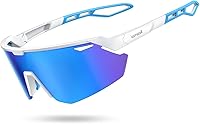 Vista 17 de Lamicall Gafas de sol deportivas polarizadas de 0.85 oz para hombres y mujeres, gafas con protección UV400, para correr, ciclismo, béisbol, pesca