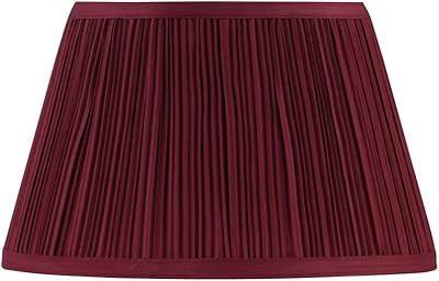 Aspen Creative 59204, Empire Uno Lamp Shade, Rich Red, 7-9/10