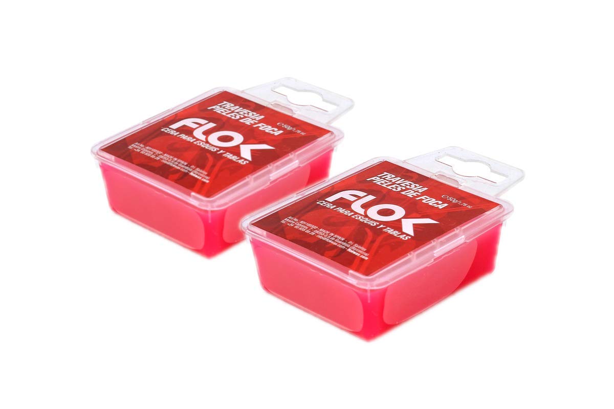 Cera de Travesía Universal para Esquí Alpino y Snowboard 2 x 50 g FLOK