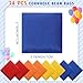 Sotiff 24 Pcs Bean Bags Mini Nylon Cornhole Bean Bags for Kids Tossing Fun Sports Outdoor Family Games Carnival Toy Patriotic Small Beanbag Hand Toss Party Game Supplies for Kid Adult (Multi Colors)