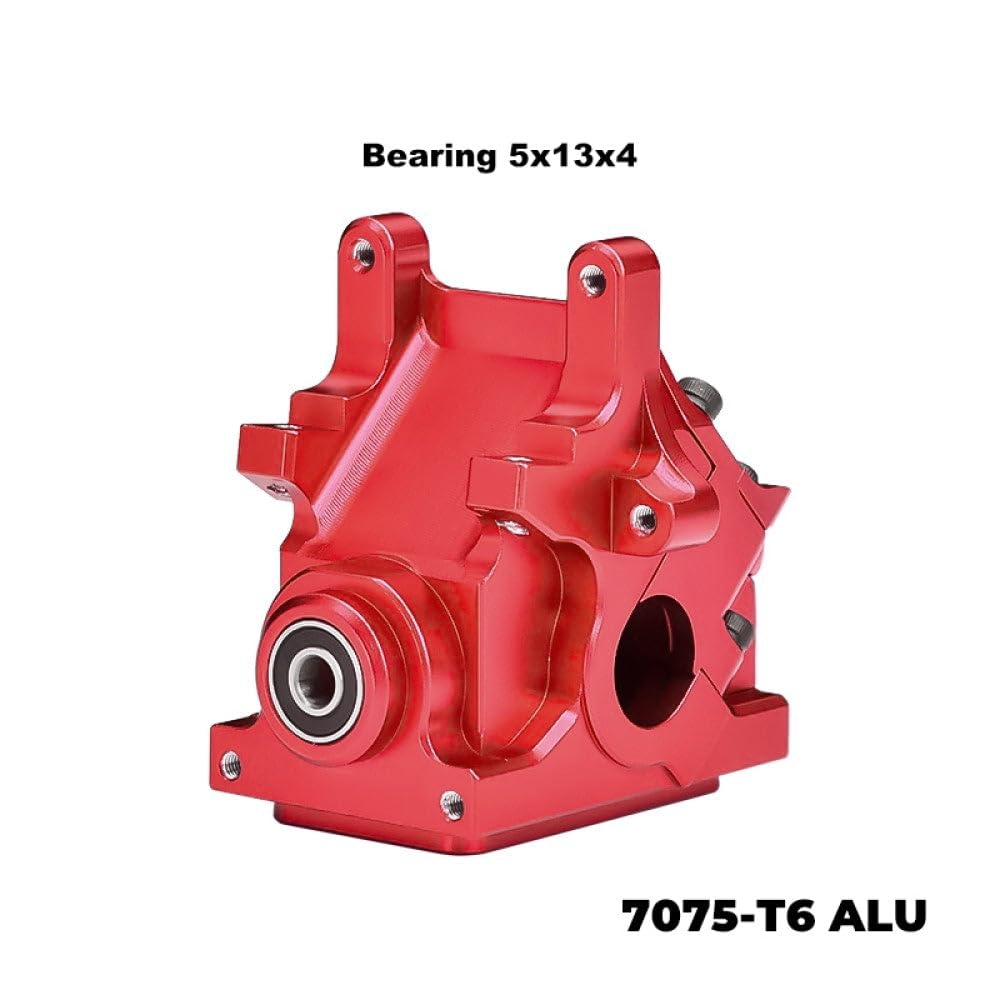 Alluminio 7075-T6 Alloy Front Or Rear Gear Box for Arrma 1:8 KRATON 6S / Talion/Outcast/Typhon/Notorious / 1:7 Mojave 6S / Big Rock/Infraction / 1:10 SENTON – Rosso