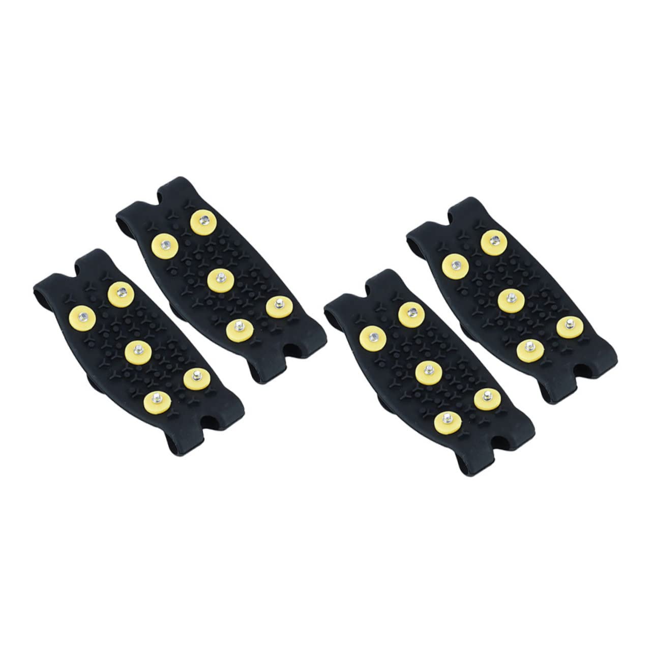 BESPORTBLE Cubiertas De Crampones Escalada Empuñaduras De Picos De Zapatos Slip Tacos De Tracción Crampones Zapatillas De Nieve. Picos De Hielo para Zapatos Tipe Negro