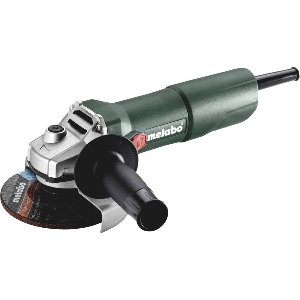 metabo Angle Grinder W 750-125, 750 W, 125 mm Disc Diameter, 11,500 RPM, 1.9 Nm Torque
