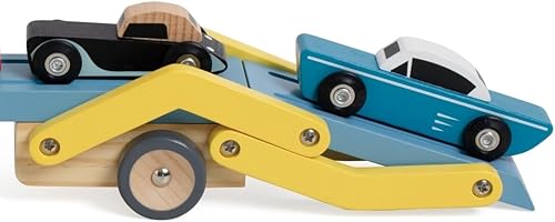 Miniatura 4 de Classic World Transportador de madera con 3 coches