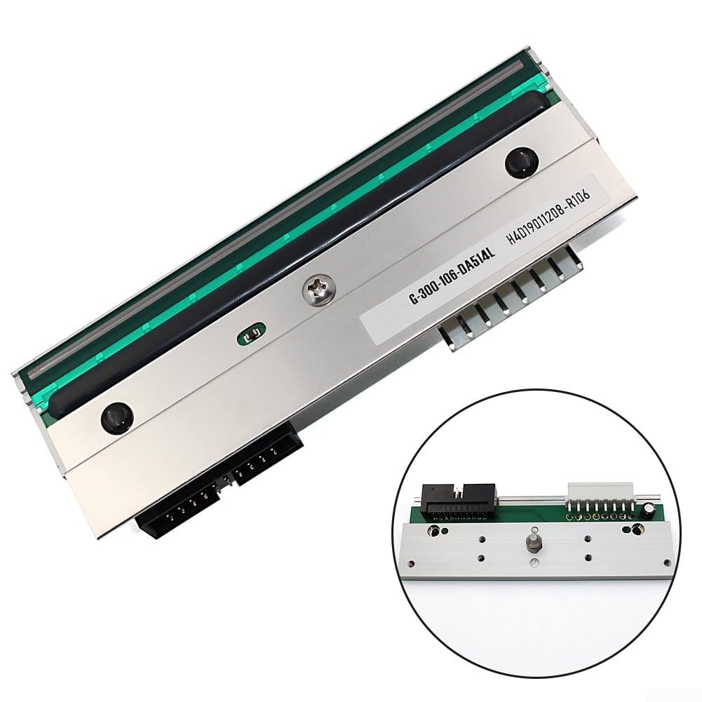 Testina di stampa termica per TSC MH340 MH341 MU341 300dpi Stampante per etichette con codici a barre ad alta risoluzione 98-0600022-01LF Telaio in metallo Chiaro Uscita rapida Lunga durata