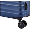 Amazon Basics Expandable Hardside Carry On Luggage Suitcase With Wheels 21 Inch Spinner With Four Spinner Wheels And Scratch Resistant Surface Navy Blue