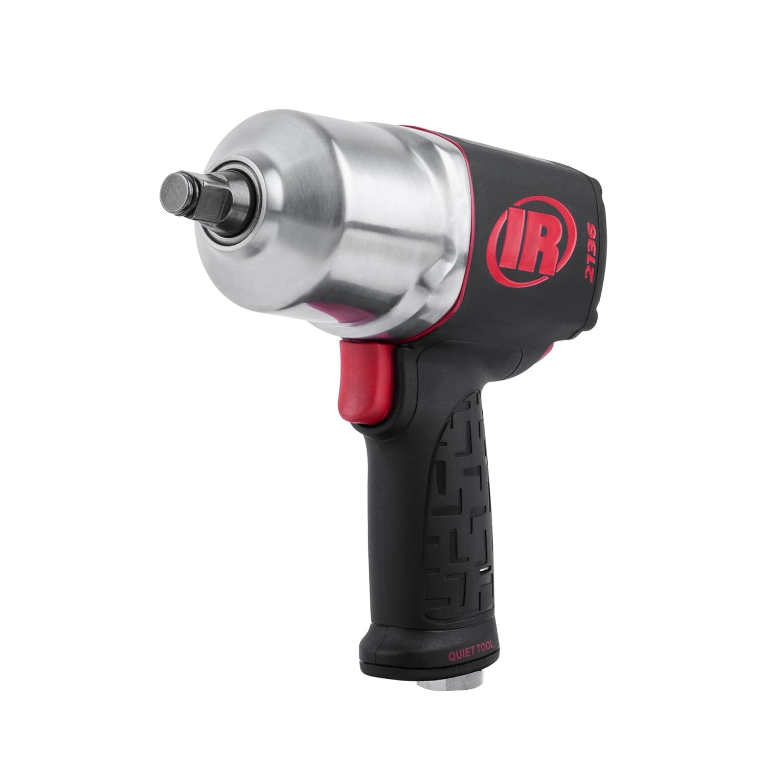 Ingersoll-Rand 2136QXPA-10SK Clé à chocs pneumatique 1/2'', silencieuse, 1500 Nm, anneau de friction, poignée pistolet, ergonomique et puissante