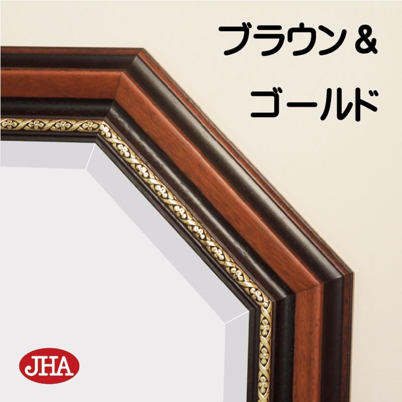 Amazon.co.jp: JHA イタリア製 アンティーク風水ミラー(ゴールド