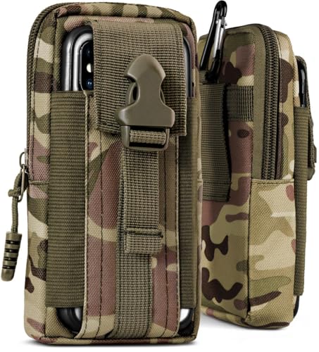 Étui Realme C11 2021 sac banane nylon tactique vert camo