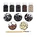 2500PCS Silicone Micro Link Rings 5mm Lined Beads for Hair Extensions Tool 5PCS/SetMix Color (MIX COLOR)