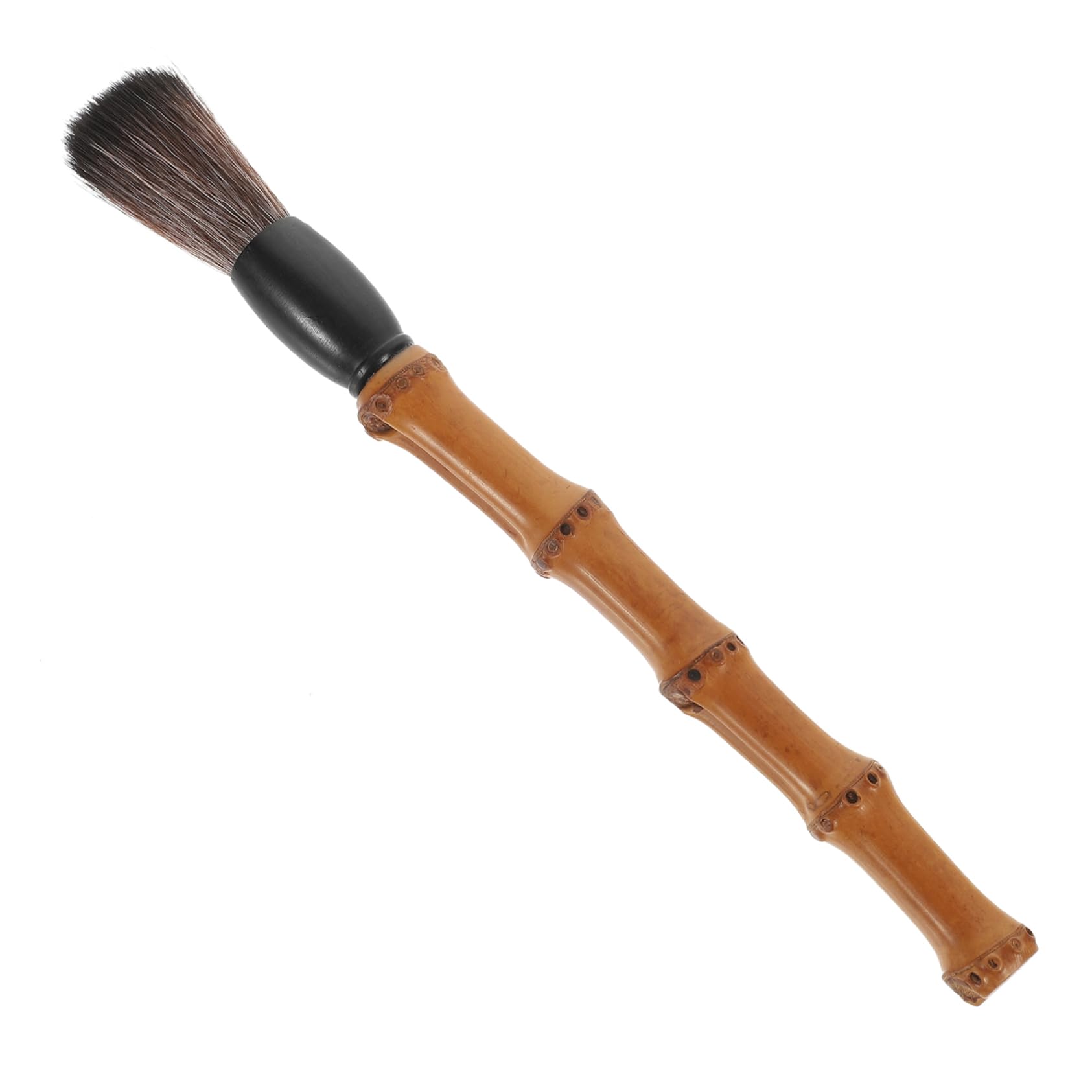 Beavorty Root Teapot Brush Natural Handle Tea Brush for Gongfu Tea Ceremony Accessories for Teapot and Bowl Maintenance Home Tearoom