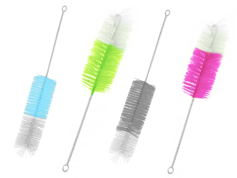 Goupillon Bouteille 35cm,Brosse Dense pour Biberon, Brosses à Bouteilles avec Embout Doux en Coton, Goupillon Compatible avec Carafe | Leroy Merlin