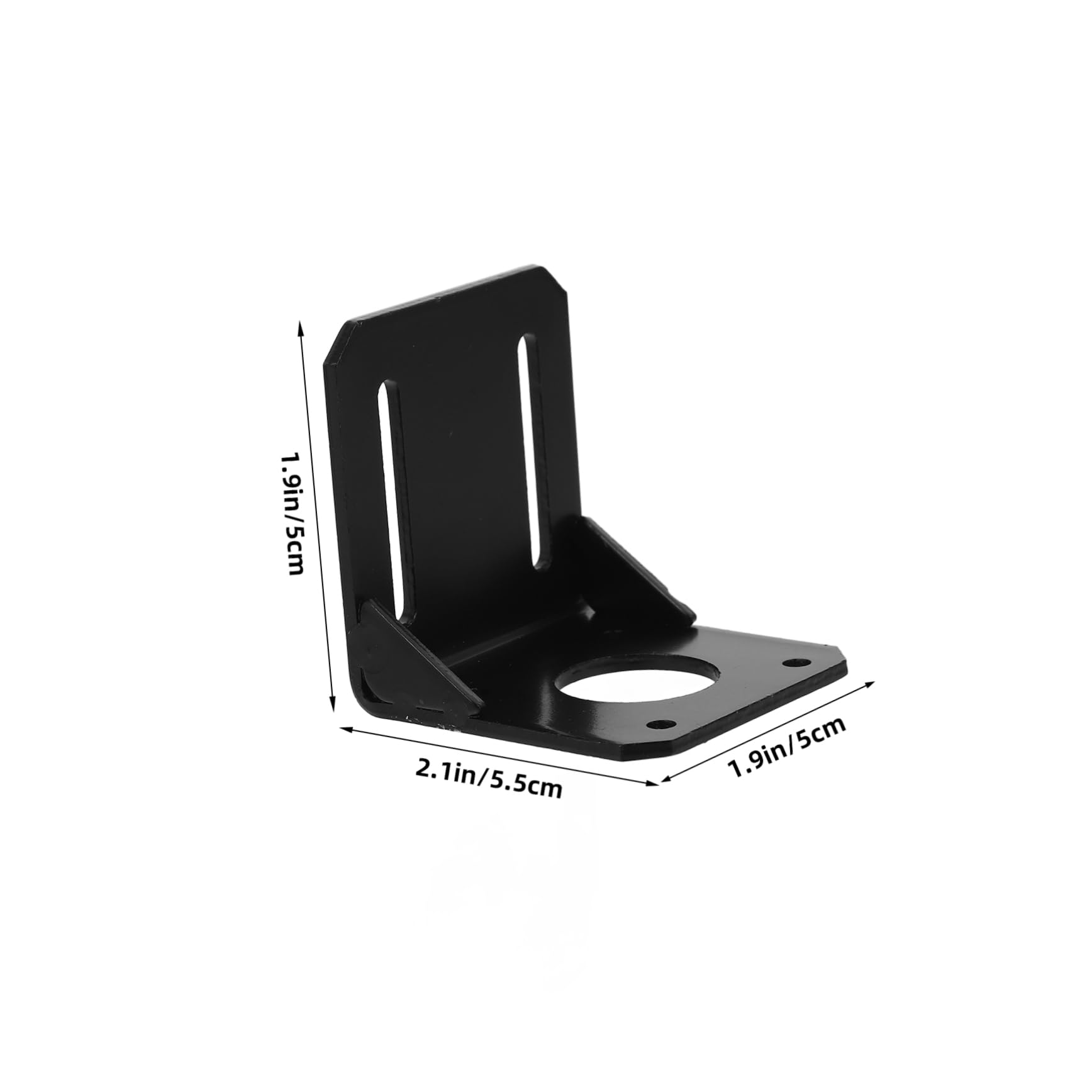 Holibanna Motor Mounting Bracket Universal Motor Holder l Shaped Bracket Easy Assembly Steel