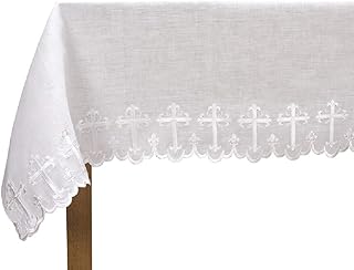 Embossed Cross Altar Frontal