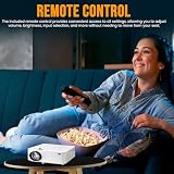 Technaxx Mini projektor LED Beamer TX-113 z odtwarzaczem multimedialnym, długa żywotność