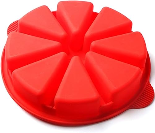 Miniatura 9 de Molde de silicona triangular para hornear pan de maíz antiadherente para pastel de 8 cavidades, perfecto para brownies, magdalenas, cupcakes, jabón,