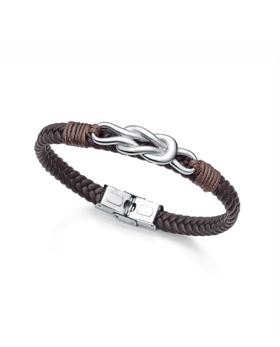 Viceroy Pulsera Fashion Hombre 1466P01011 (Marrón/Plateado)