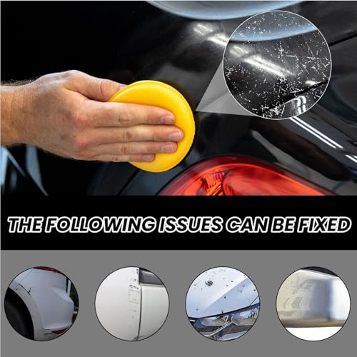 Cera Removedora de Rayones para Autos 120 ml con Esponjas miniatura 6