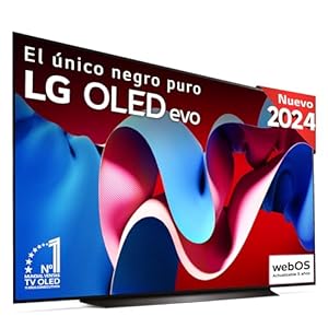LG OLED83C46LA, 83″, OLED 4K, Serie C4, 3840×2160, Smart TV, WebOS24, Procesador a9, Dolby Vision, Dolby Atmos, TV Gaming, 144 Hz, AMD FreeSync, Negro