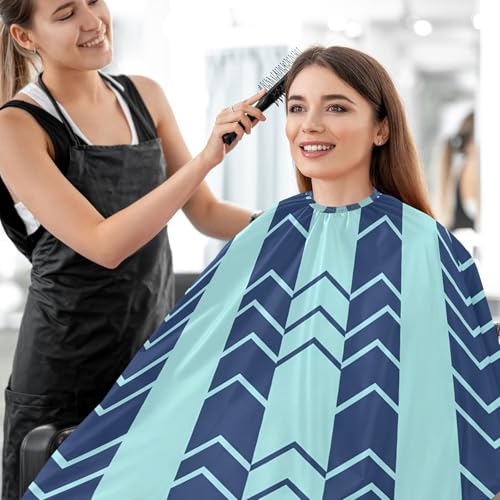 Capa para cortar cabello impermeable con cierre ajustable miniatura 7