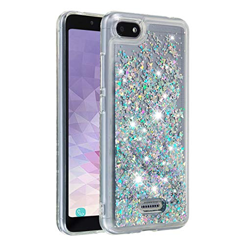 HICYCT Funda para Xiaomi Redmi 6(Redmi 6A), Moda Brillante Lindo diseño de Lujo Sparkly Crystal Protectora a Prueba de Golpes de Silicona para Xiaomi Redmi 6(Redmi 6A).