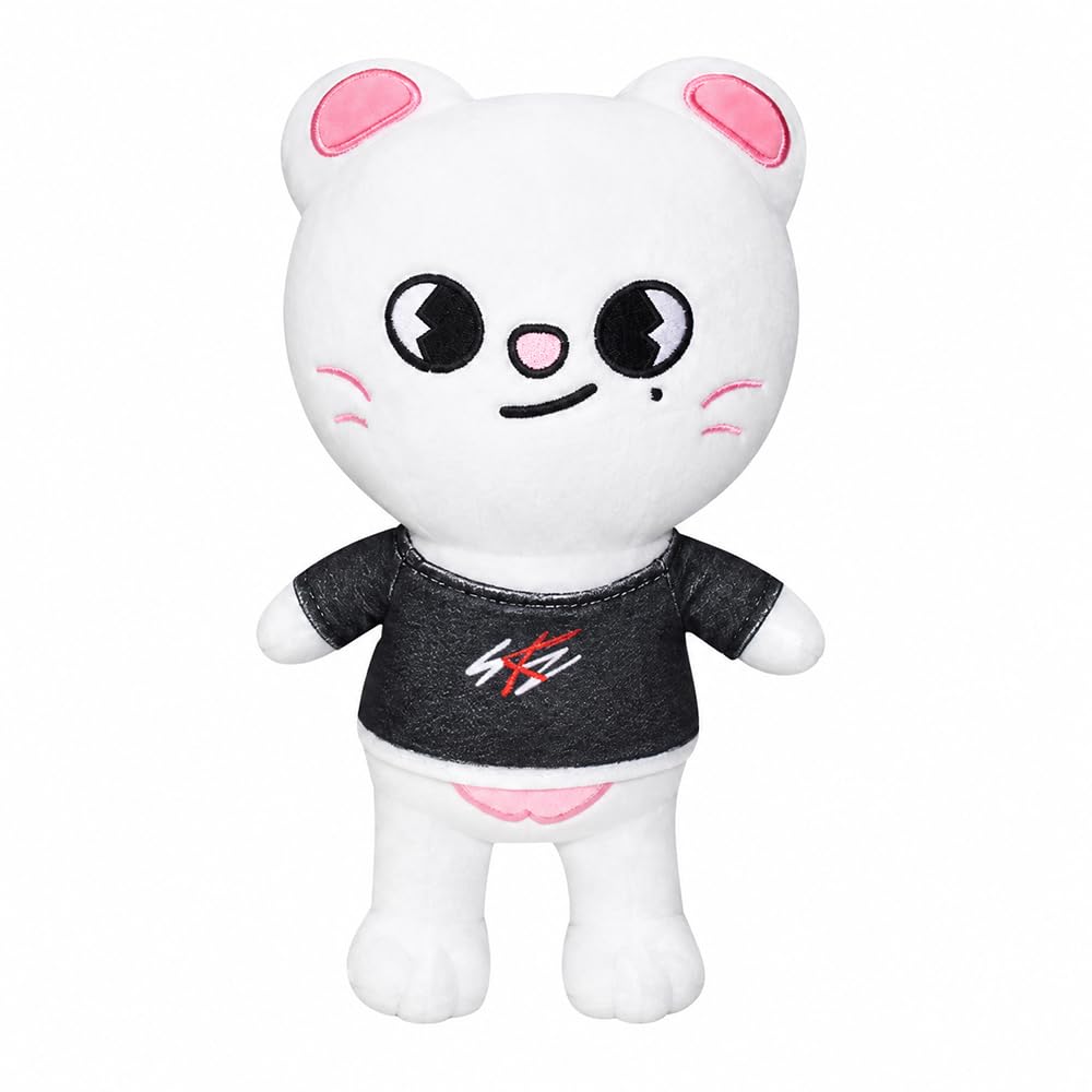 XPJBKC Skzoo Plush, 25cm Stray Kids Skzoo Plush, Cute White Rabbit Stuffed Animal Toys, Stray Kids Plushies, Ideal for Fan Collections and as a Gift for Fans (Jiniret) — image 1