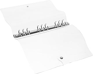 GATHINESS Fichário A4 Capa De Planejador De Pvc Capa De Caderno De Pvc Recarregável Capa De Planejador Capa De Pasta De Folhas Soltas Capa De Álbum Transparente Capa De Livro Capa De