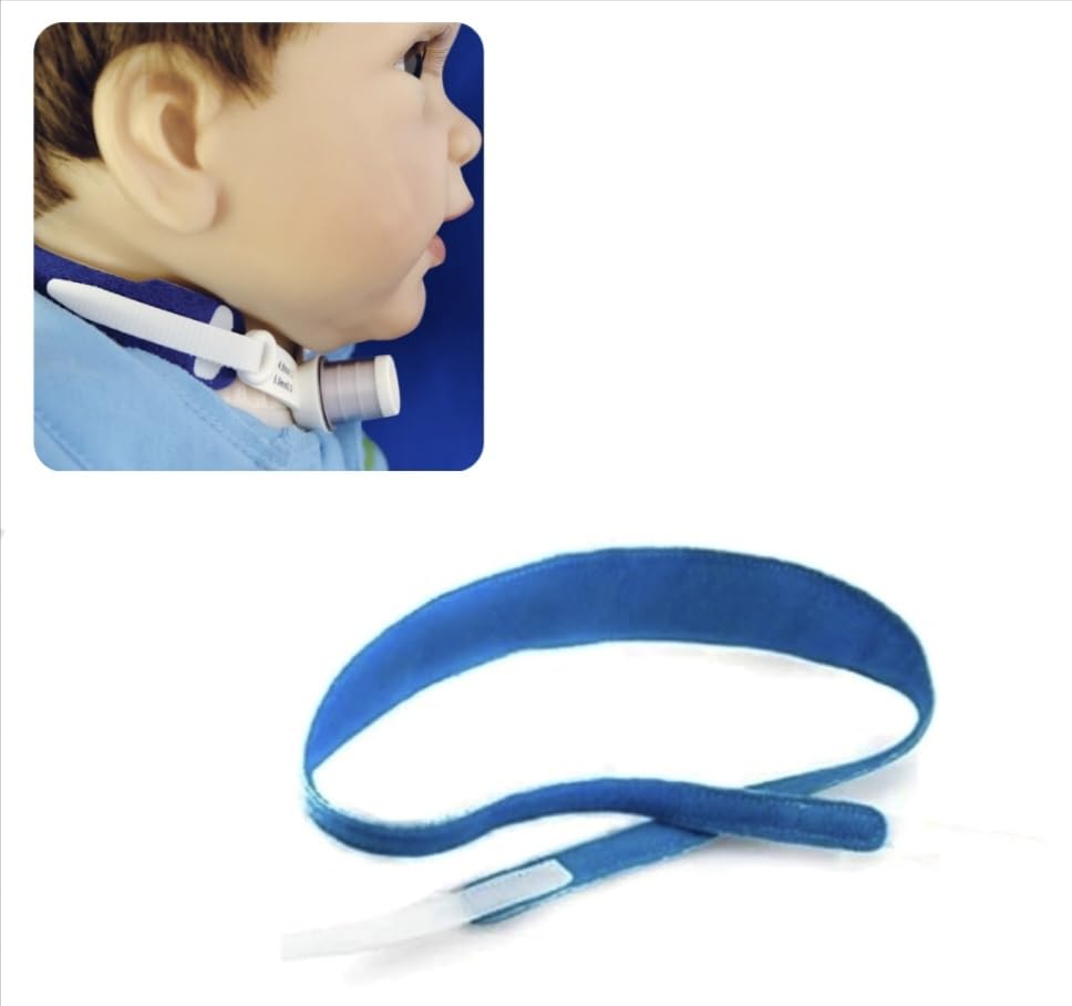 Get Well Health Tracheostomy Strap, Tube Holder, Soft Neoprene And