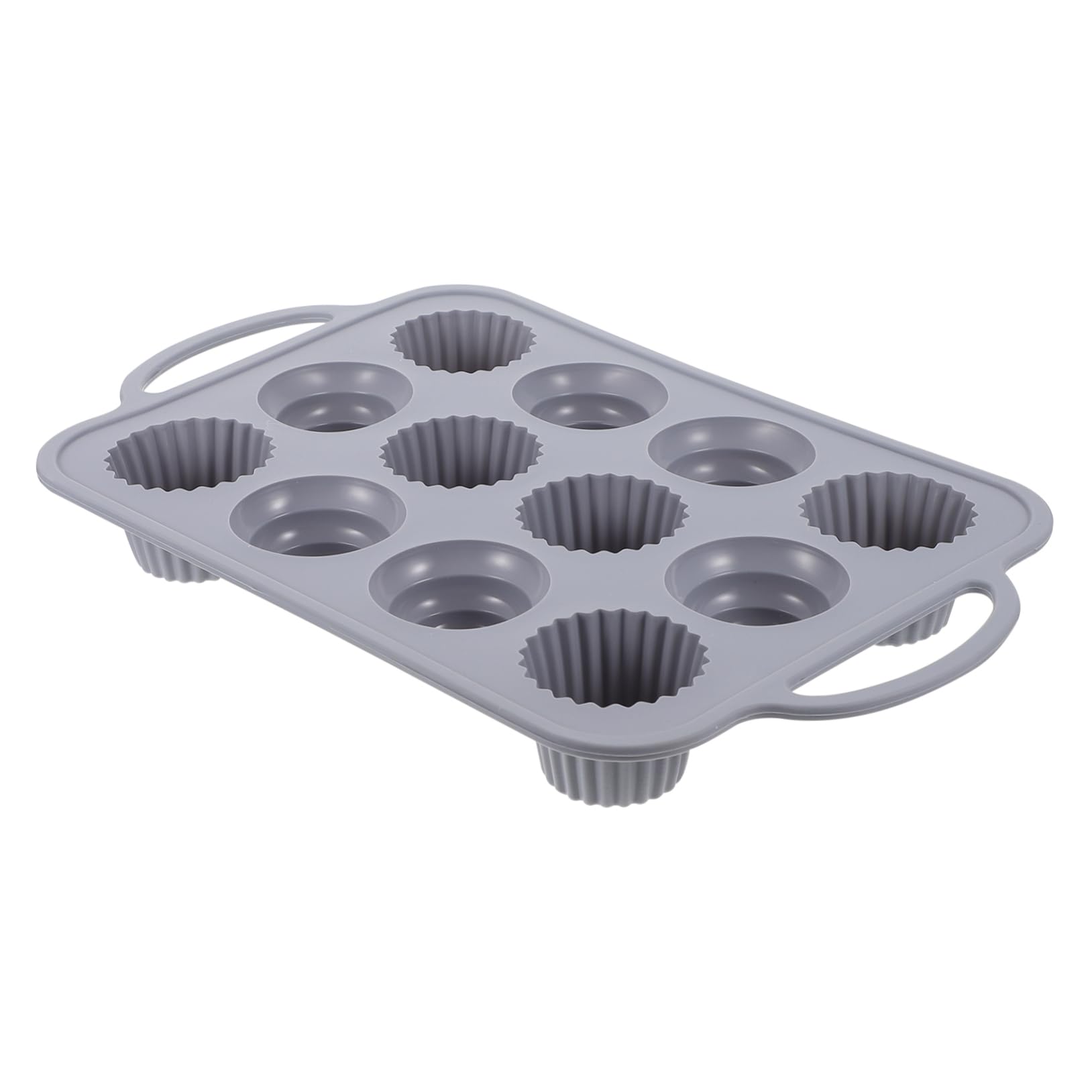 COLLBATH Silikon Backformen Mit Mulden Für Cupcakes Und Schokoladeherstellung Lebensmittelecht Mit Edelstahl-innenseite Für Einfaches Entformen Und Stabile Handhabung