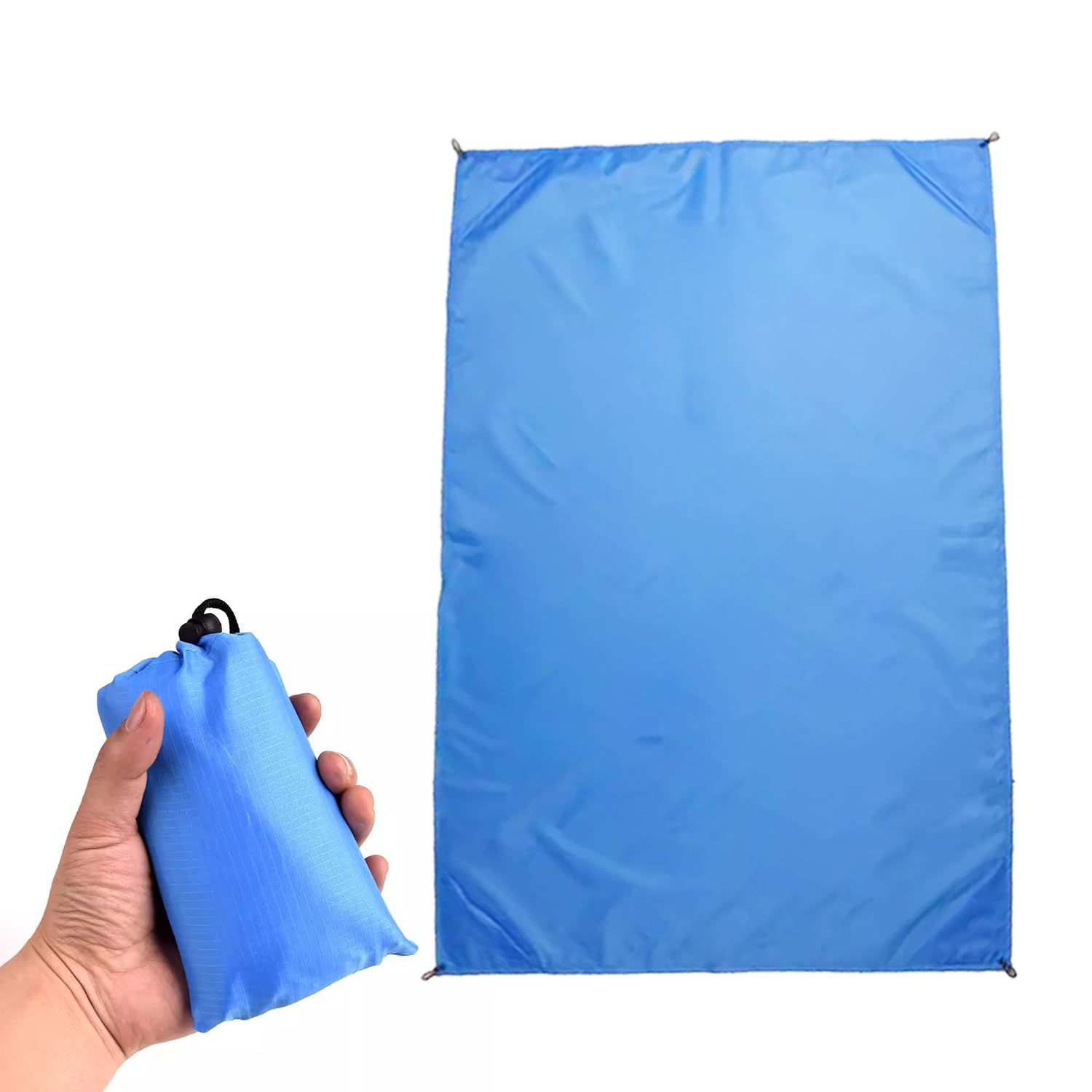 Coperta Spiaggia Sunlit 270x205cm - Tappetino Anti Sabbia Con Tasche Angolari E Borsa - Foto 10