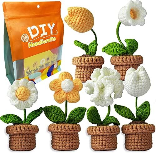 FREEBLOSS Häkelset Für Anfänger - Schal Häkeln Mit Video Tutorial & Garn