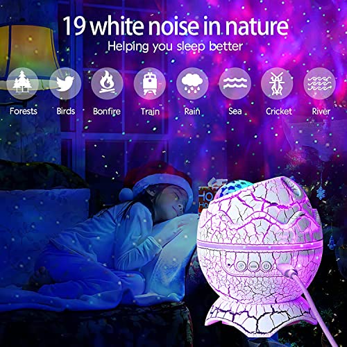 Dinosaur-Egg-Galaxy-Star-Projector-Starry-Light-with-Wireless-Music-Player-Night-Light-with-White-Noise-NebulaTimer-Remote-Control-Best-Gift-Decoration-for-Childrens-and-Adults-Bedroom