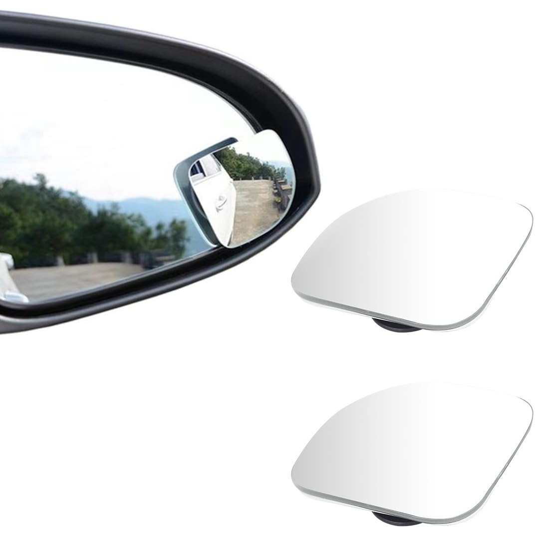 Specchietti Per Angolo Morto Auto - 2 Pezzi, Vetro Convesso HD Regolabile, Per Auto, SUV E Camion - Foto 3