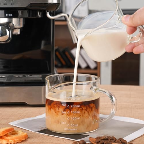 Vaso medidor espresso con asa 250 ml miniatura 5