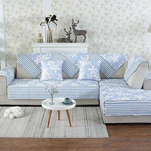 Housse de canapé 3 places en coton tissé Dream-Flowe de qualité