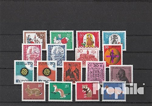 Preisvergleich Produktbild Prophila Collection BRD (BR.Deutschland) 1967 kompletter Jahrgang in sauberer Erhaltung (Briefmarken für Sammler)