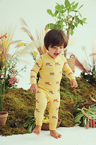 moimoln Modal Cotton Infant Toddler Boys Girls One-Piece Snug fit Romper Playsuits4