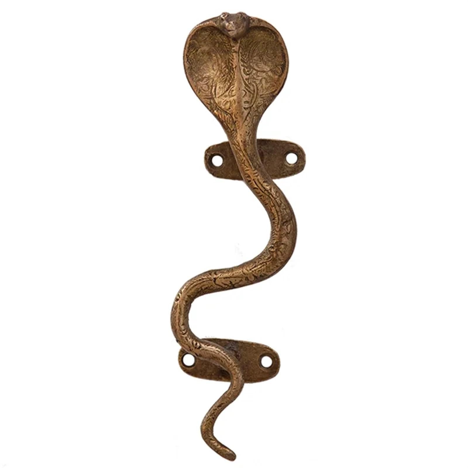 Poignées de porte intérieures d’armoire Cobra en laiton pour réparer un placard