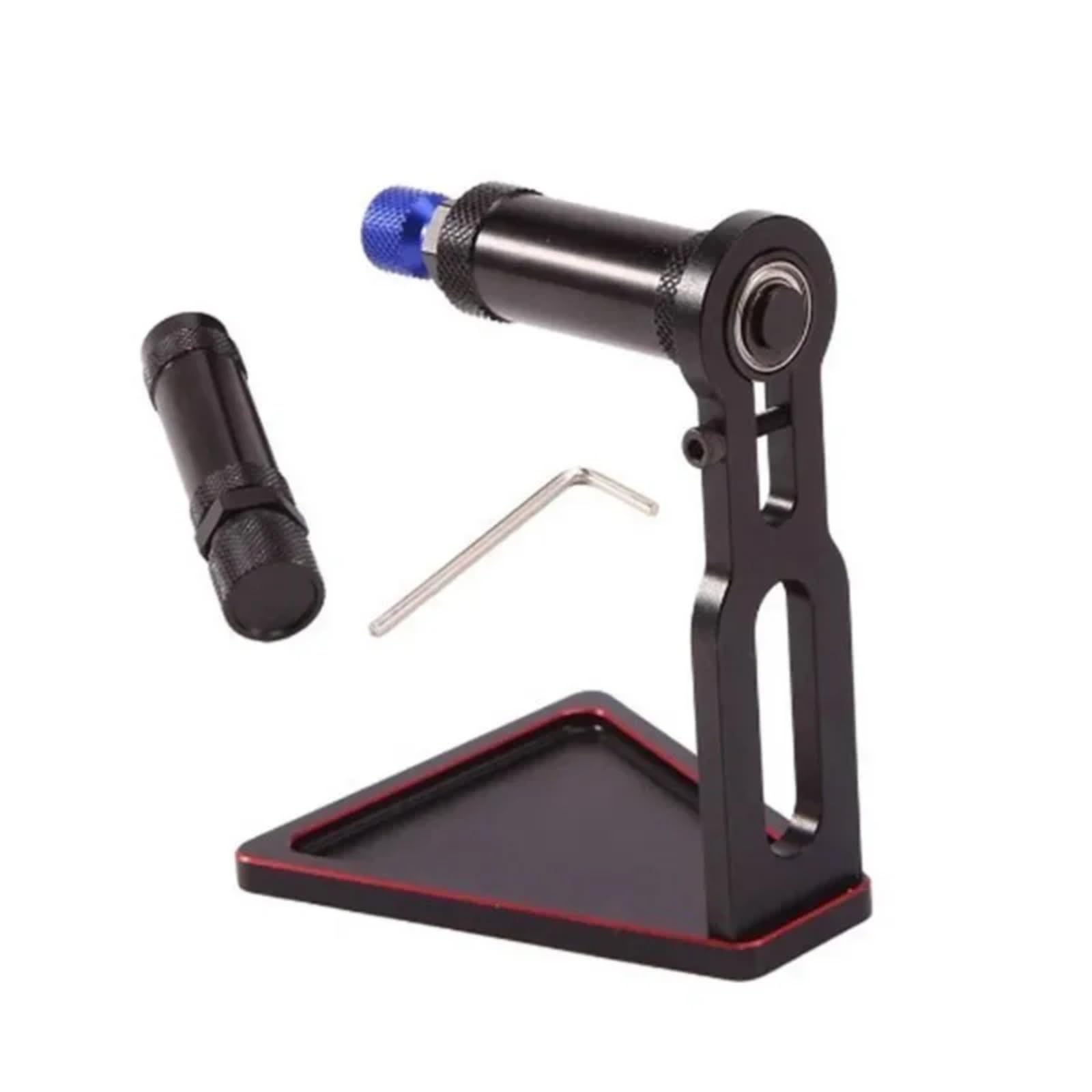 Ricambi Crawler RC Per RC Auto Aggiornamenti Parti Componenti In Alluminio 12MILLIMETRI 17MILLIMETRI Esagonale Ruota Equilibratrice Strumento Equilibrio Dinamico Base Supporto(Red)
