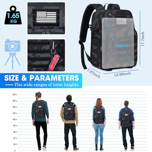 Mochila para cámara SDYSM para DSLR y mirrorless 15.6" miniatura 4