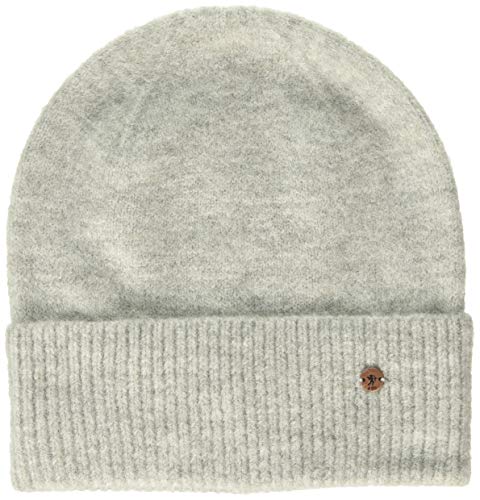 edc by Esprit Accessoires 109ca1p004 Gorro de Punto, Gris (Light Grey 040), Talla única (Talla del Fabricante: 1SIZE) para Mujer