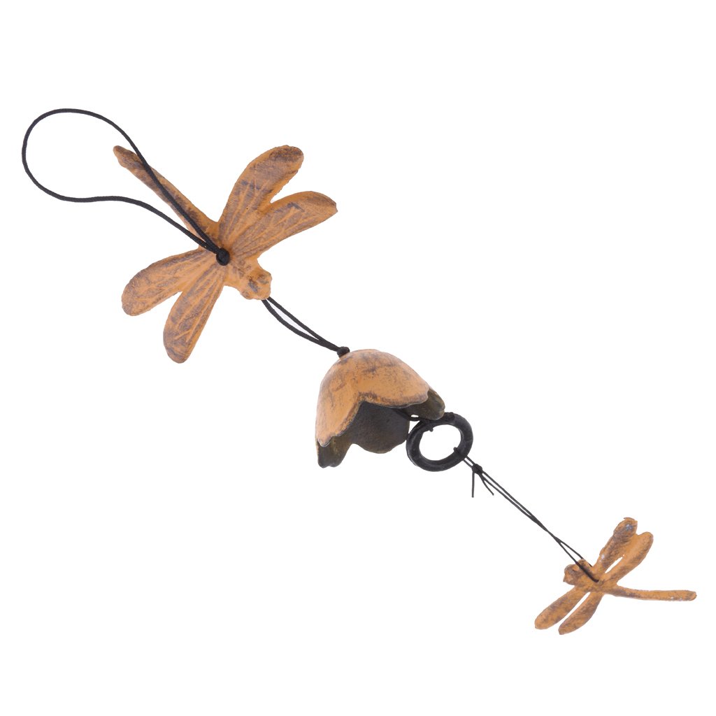 Carillon à Vent Fonte Japonaise - Décoration Feng Shui - Son Mélodieux Pour Jardin Ou Maison