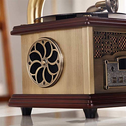 Tourne-Disque Classique rétro, phonographe rétro avec Haut-parleurs sans Fil, décoration de Bureau à Domicile (Or) - Les Beatles, Paul McCartney, John Lennon, RIngo Starr, George Harrison Tourne-Disque Classique rétro, phonographe rétro avec Haut-parleurs sans Fil, décoration de Bureau à Domicile (Or) – Image 7